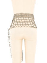 Oversize Metal Wire Crochet Belt Accessory arcadeshops.com