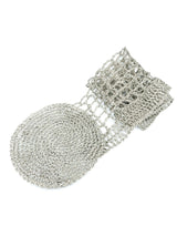 Oversize Metal Wire Crochet Belt Accessory arcadeshops.com