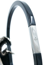 1999 Gucci Silver Velvet Ring Handle Bag Accessory arcadeshops.com