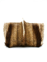 1970s Halston Convertible Fur Clutch Accessory arcadeshops.com