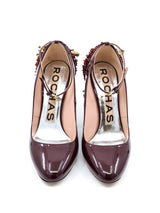 Rochas Bead Accented Patent Heels, 37 Accessory arcadeshops.com