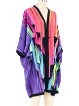 Yolanda Hand Painted Silk Robe Jacket arcadeshops.com