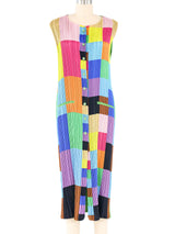 Issey Miyake Multicolor Sleeveless Dress Dress arcadeshops.com