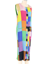 Issey Miyake Multicolor Sleeveless Dress Dress arcadeshops.com