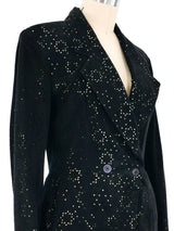 1990s Alaia Perforated Suede Suit Suit arcadeshops.com