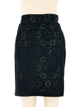 1990s Alaia Perforated Suede Suit Suit arcadeshops.com