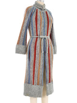 1968 Missoni Ribbed Knit Cardigan And Beanie Ensemble Jacket arcadeshops.com