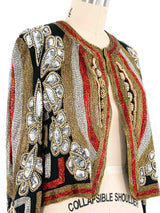 Mark & John II By Shaun Beaded Silk Jacket Jacket arcadeshops.com