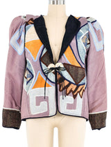 Judith Roberts Art To Wear Patchwork Jacket Jacket arcadeshops.com