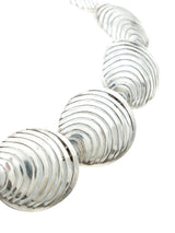 Silver Cut Out Disc Necklace Jewelry arcadeshops.com