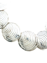 Silver Cut Out Disc Necklace Jewelry arcadeshops.com