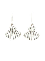 Mexican Silver Shell Earrings Jewelry arcadeshops.com