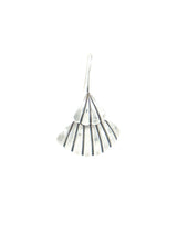 Mexican Silver Shell Earrings Jewelry arcadeshops.com