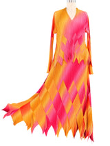 Issey Miyake Ombre Pleated Ensemble Suit arcadeshops.com