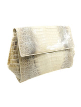 Donna Karan Oversized Crocodile Clutch Accessory arcadeshops.com