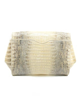 Donna Karan Oversized Crocodile Clutch Accessory arcadeshops.com