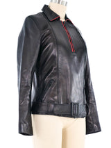 Jitrois Leather Moto Top Top arcadeshops.com