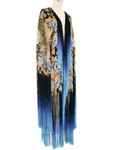 1920s Fringed Lame Robe Jacket arcadeshops.com
