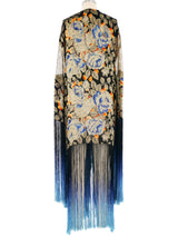 1920s Fringed Lame Robe Jacket arcadeshops.com