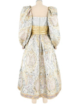 Leonard Metallic Puff Sleeve Party Dress Dress arcadeshops.com