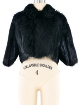 Prada Beaver Fur Bolero Jacket arcadeshops.com