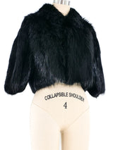 Prada Beaver Fur Bolero Jacket arcadeshops.com