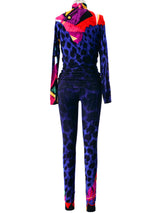 1992 Gianni Versace Stretch Velvet Ensemble Suit arcadeshops.com