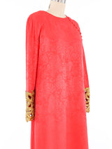 1960s Balmain Couture Jacquard Tunic and Pant Ensemble Suit arcadeshops.com