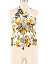Paco Rabanne Heart Disc Halter Top Top arcadeshops.com