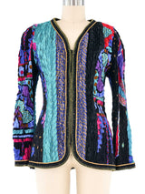 Jeanne Marc Quilted Zip Front Jacket Jacket arcadeshops.com