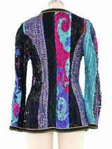 Jeanne Marc Quilted Zip Front Jacket Jacket arcadeshops.com