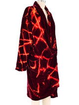 Norma Kamali Tie Dye Velvet Jacket Jacket arcadeshops.com
