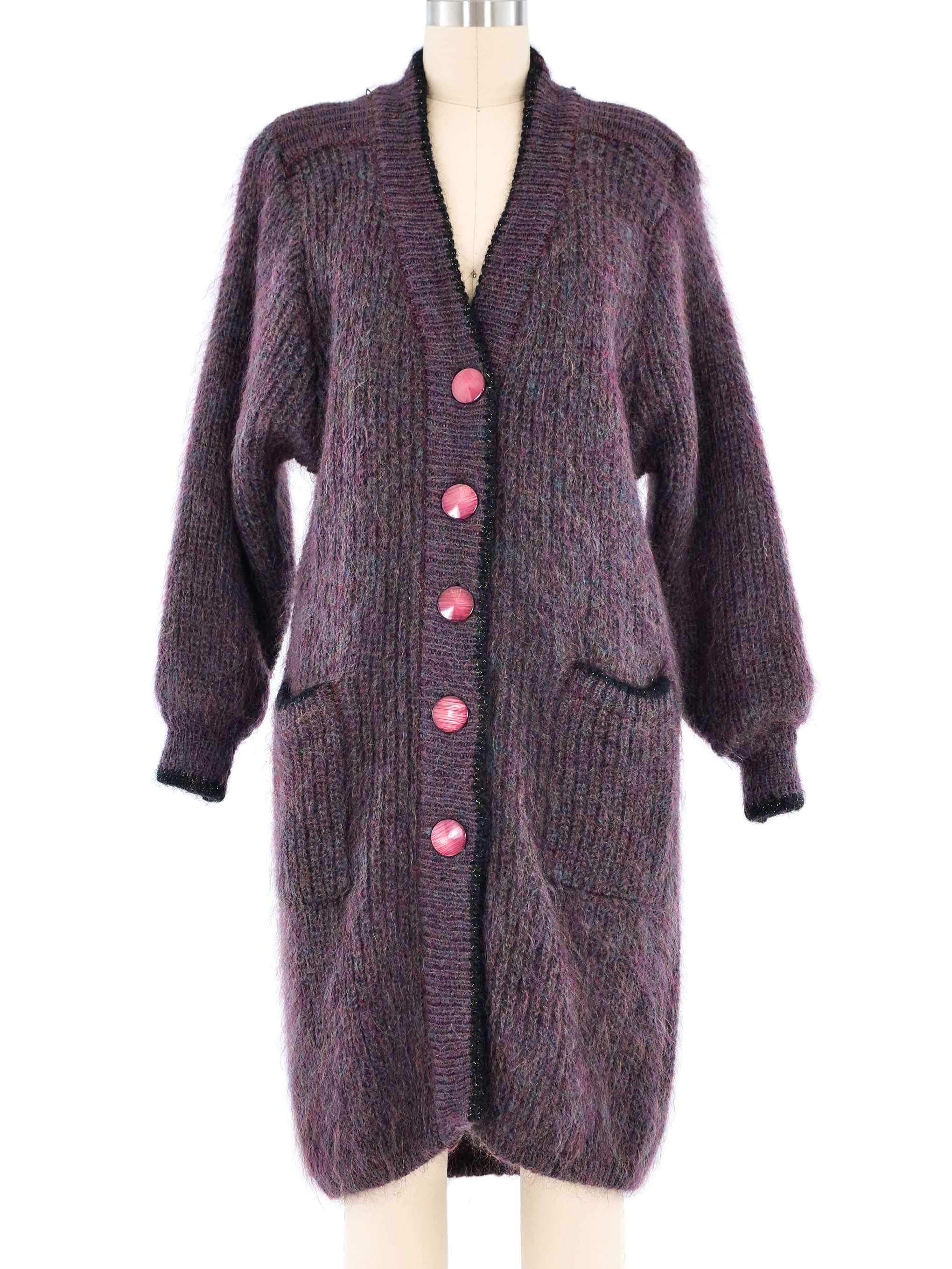 トップス allege 21aw mohair cardigan Printed mohair cardigan