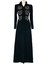 1940's Embellished Maxi Coat Jacket arcadeshops.com