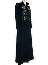 1940's Embellished Maxi Coat Jacket arcadeshops.com