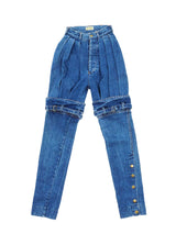 Boot Buckled High Waist Denim Bottom arcadeshops.com