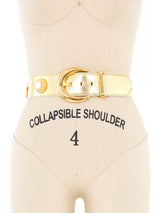 Escada Gold Metallic Star Motif Belt Accessory arcadeshops.com
