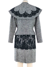 Patrick Kelly Lace Trimmed Skirt Suit Suit arcadeshops.com
