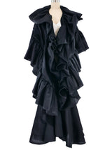 Ruben Panis Dimensional Gown with Shawl Dress arcadeshops.com