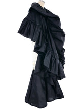Ruben Panis Dimensional Gown with Shawl Dress arcadeshops.com