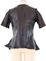 1970s Suede O-Ring Accent Top Top arcadeshops.com