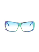 1960s Emilio Pucci Oversized Printed Rectangle Sunglasses Accessory arcadeshops.com