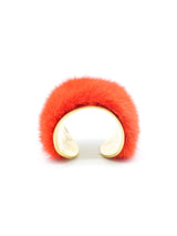 J Mendel Orange Fur Cuff Jewelry arcadeshops.com