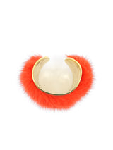 J Mendel Orange Fur Cuff Jewelry arcadeshops.com
