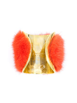 J Mendel Orange Fur Cuff Jewelry arcadeshops.com