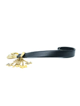 Escada Butterfly Charm Leather Belt Accessory arcadeshops.com