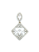 Oversized Rhinestone Earrings Jewelry arcadeshops.com