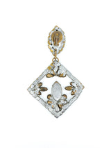 Oversized Rhinestone Earrings Jewelry arcadeshops.com