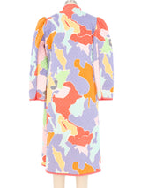 Mary McFadden Printed Dress and Robe Ensemble Suit arcadeshops.com