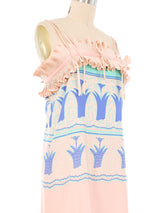 Zandra Rhodes Pastel Ruffle Slip Dress Dress arcadeshops.com